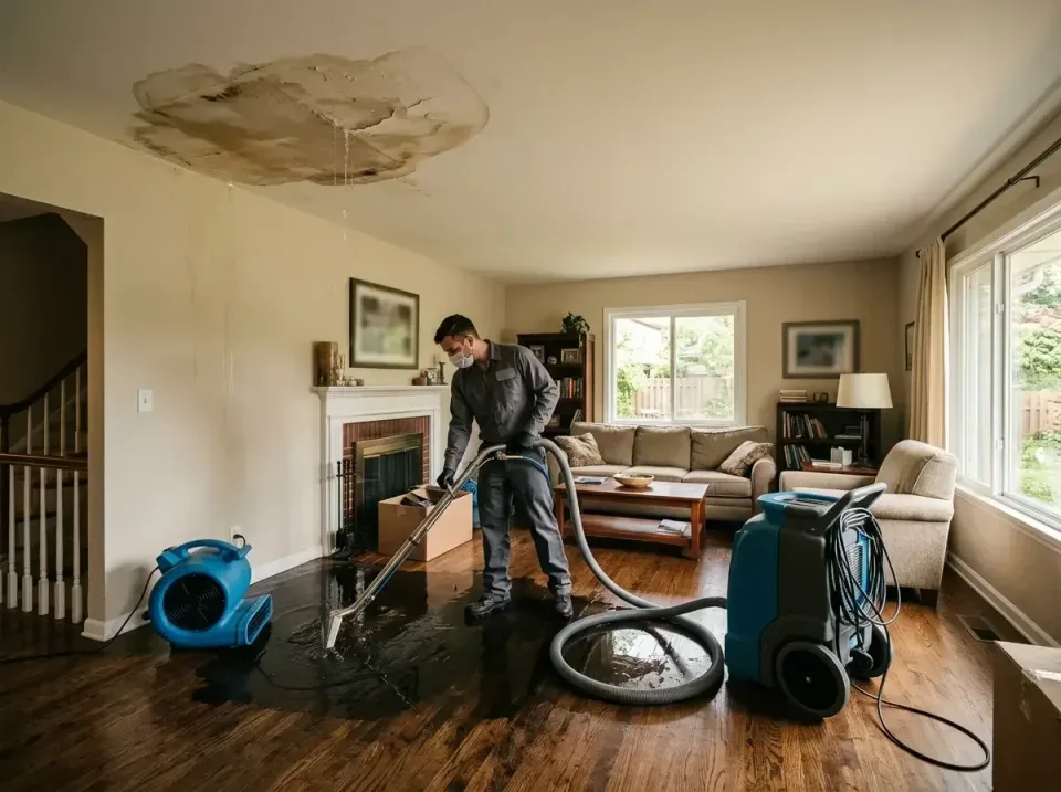 attic-pipe-burst-ceiling-drip-008 — frequently asked questions, Water Damage Restoration & Carpet Care in West Athens, CA